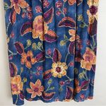 Alfred Dunner Vintage Floral Skirt Batik Sz 12 Midi Flowy Hippie Crinkly Fabric Photo 5