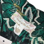 Band of Gypsies Band of the Free Womens Bonnie Emerald Floral Long Sleeve Bodysuit Photo 4