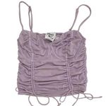 Princess Polly Purple Sheer Bustier Corset Crop Top Tank Top Crop Tank Size 2 Photo 0