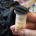 Free People xs black sparkly blouse Photo 5