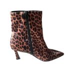 Steve Madden Leena Pointed Toe Bootie Women's 6.5 Leopard Animal Print Party Photo 5