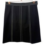 Brooks Brothers  Wool Blend A-Line Skirt Navy Size‎ 4 Career Preppy Academia Photo 3