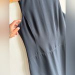 Oscar de la Renta  Sleeveless Sheath Dress Navy Blue Photo 1