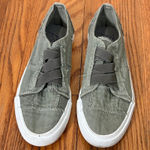 blowfish  Marley‎ Slip On Sneaker Steel Grey Canvas Distressed size 8 Photo 0