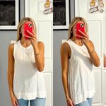 Helmut Lang  White Tank Top Blouse Photo 1