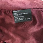 Pamela McCoy 1990s Vintage Leather Jacket Burgundy Suede Leather Jacket Medium Red Photo 3