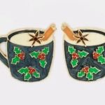 BaubleBar Sugarfix by  Eggnog Earrings Hog the Eggnog Christmas mugs New Photo 0