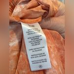 Michael Kors  Orange tie-dyed Print Pleated Skirt Small Photo 6