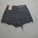 PacSun NWT  Jean Shorts 24 Womens 90s High Rise Festival Fitted Waist Raw Hem Photo 1