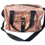 Pink Designer Ralph Lauren Weekender Overnight Signature Nylon Duffel Bag Logo Photo 0