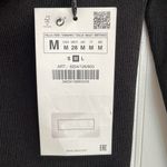 ZARA Asymmetrical Shoulder Knit Bodycon Fitted Midi Dress in Black Size M NWT Photo 8