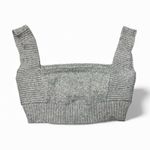 House Of CB Sia Ribbed Sweater Bralette in Grey Melange Photo 0