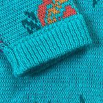 Vintage 1990s ESPRIT SPORT Chunky Oversized Floral Hawaiian Ukulele Sweater Photo 4