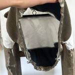 ZARA  cropped zipper hoodie gold & white / Size XS Photo 11