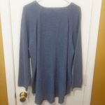 INC  women's 3X side zip heather wool & nylon blend thermal waffle knit pullover Photo 3