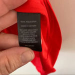 EXPRESS Red Grecian Neck Dress Party Size 0 Flirty Fun Holiday Photo 6