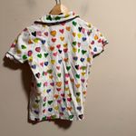 Roller Rabbit Kerri Rosenthal Tiny Drops of Love Hearts Polo Pajamas Size Small Photo 5