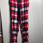 Aerie  Women Winter Christmas Red Plaid Flannel Pajama‎ Pants Size XS. Photo 2