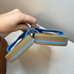 Vineyard Vines Watercolor Whale Blue Thong Flip Flops Sandals sz 5 Photo 5