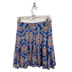 Renee C. Blue Jessica Printed Swing Skirt Sz MP NWT Photo 7