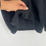 Nike  Femme Rib Pants Womens XL Black Stretch Embroidered Swoosh Logo Wide Leg Photo 3