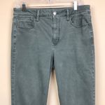 American Eagle  Women’s Super Stretch Olive Green Straight Leg Denim Jeans Photo 1