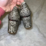 Alfani  Womens Pointed Toe Pumps with Mirror Heel Detail snakeskin Print size 9.5 Photo 5