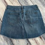 Madewell  Rigid A-Line Blue Denim Skirt Photo 2