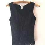 Vintage 90s Lace Tight Fit Tank Y2K early 2000s Photo 3