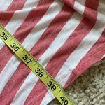 Gap  striped linen blend draped midi dress Photo 8