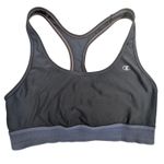 Champion  Black Racerback Sports Bra – Women's Size M Medium Support Photo 0