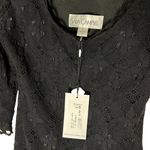 Sara Campbell "The Ballet Dress" Black Lace Midi‎ Dress NWT Size Small Photo 4