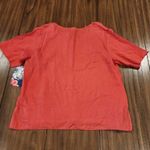 Vintage Phool Embellished Beaded accents 100% Cotton Tunic blouse gauze coral Red Size L Photo 11