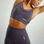 Gym Shark lavender sports bra Energy Seamless Sports Bra size small top Photo 1