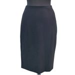 Cache Black Bi Stretch Back Zipper Skirt New Body Sculpting 8.5" Vent NWT $98 Photo 1