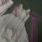 Indian Party Dress Bollywood Wear Designer Pakistani Glitter Gown Wedding suit Pink Size L Photo 6