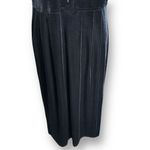 Vintage Studio Ease Black Velvet Babydoll Waist Sleeveless Vneck Maxi Dress Size 8 Photo 4