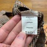 Princess Polly  Plaid Shirt Womens Size 2 Jacket Long Sleeve Button Up‎ Top Brown Photo 4