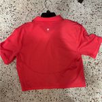 Lululemon Red Polo Shirt and White Skirt Set Photo 7