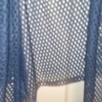 NWT Tantrums large mesh cardigan Blue Photo 1