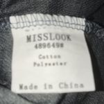 Miss Look  tunic short sleeve raw edges lightweight v-neck high low gray size 2XL Photo 3