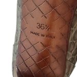 Bottega Veneta Leather High Heels Pumps Peep Toe Textured Size 36.5 EU 6 Women's Photo 11