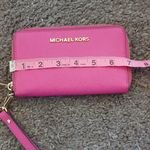 Michael Kors Micheal Kors Pink Round Zip Wristlet Wallet Photo 9