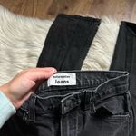 Reformation  Liza High Straight Crop Jeans In Faded Black Photo 6