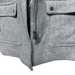 J.Crew Chateau Parka 4 Stadium Cloth Nello Gori Hooded gray Full Zip coat Photo 6