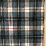 Pendleton VTG  Gray, Red, Black & White Plaid Wool Scarf Photo 2