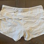 Lululemon White Speed Up Shorts Photo 1