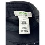 IZOD One size Womens Black Summer Golf sport Cap Rhinestone Pattern WhiteLogo Photo 6