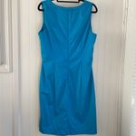 SPENCE aqua blue sleeveless V Photo 2