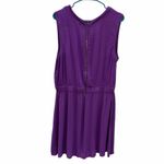 Converse  Purple Sleeveless V Neck Dress Womens Large Photo 8